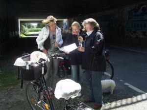 Pause unter der Brücke